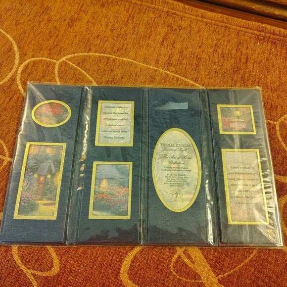 Set 2 Thomas Kinkade Folding Picture Frame Screens "A Quiet Evening" Sealed New - Picture 2 of 6